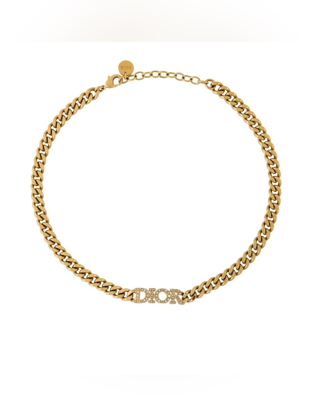 Christian Dior Crystal Dior Evolution Choker Necklace